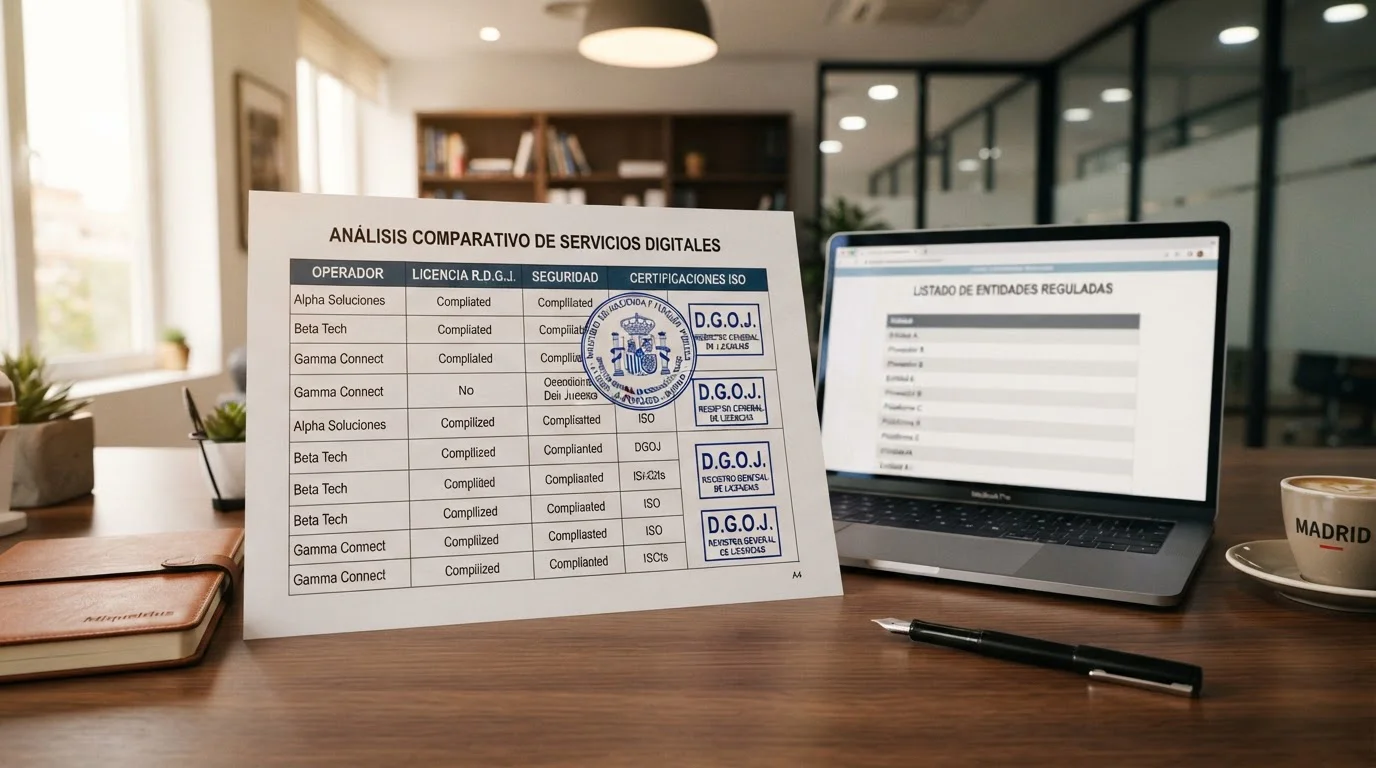 Comparativa de casinos online españoles con licencia DGOJ y métodos de pago