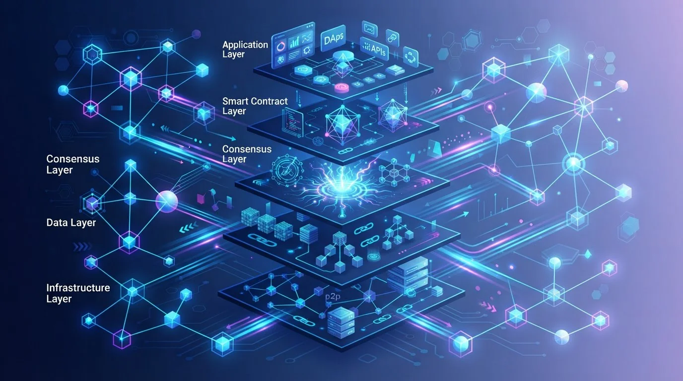 Diagrama técnico comparando Ethereum mainnet y redes Layer 2