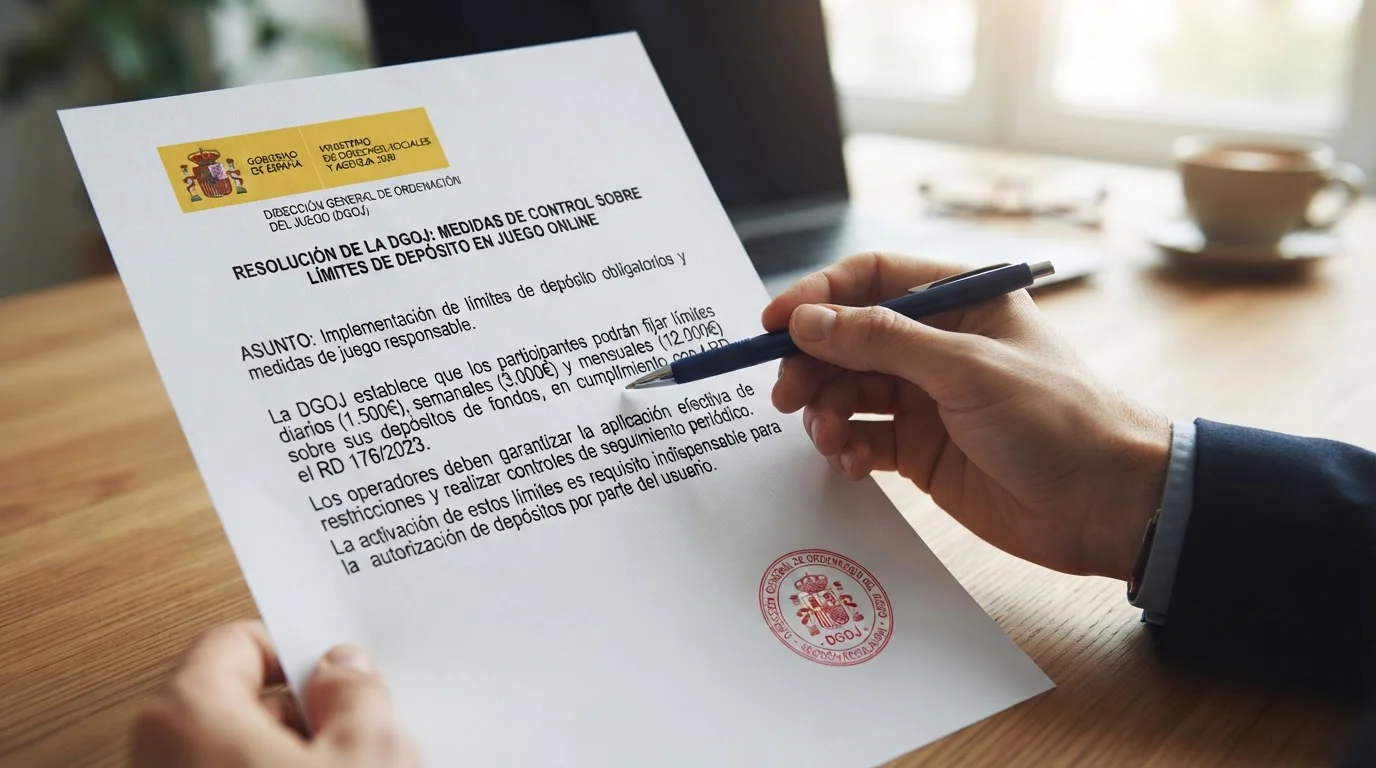 Documento oficial del Real Decreto 520/2026 sobre límites de depósito DGOJ