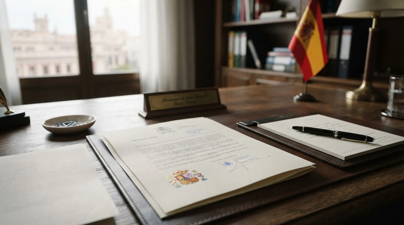 Documento oficial con sello de la DGOJ y texto de normativa